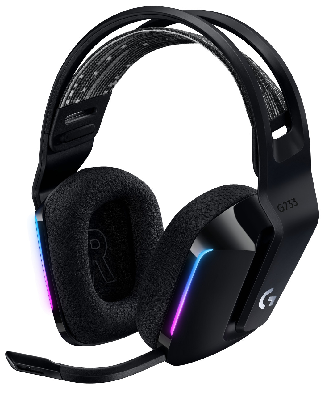 Logitech G G733 LIGHTSPEED Wireless Gaming Headset zwischen 50€ und 150€ Fokus-Ansicht
