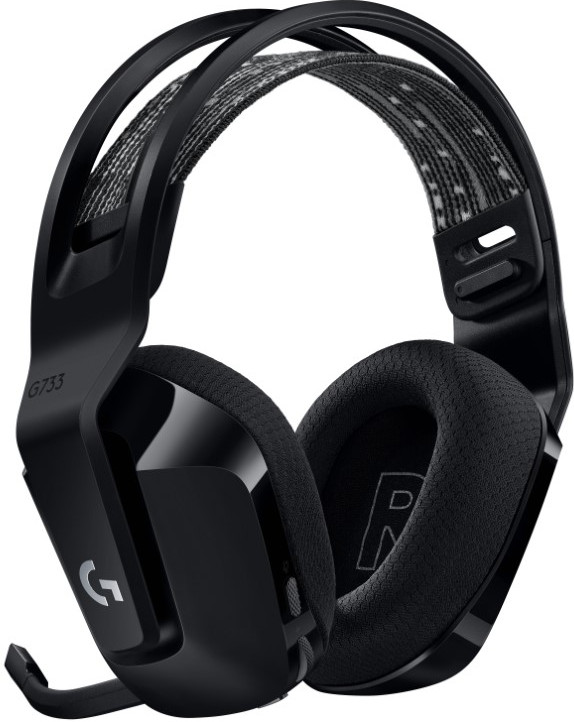 Das verstellbare Kopfband des Logitech G G733 Wireless Gaming Headsets zwischen 50€ und 150€