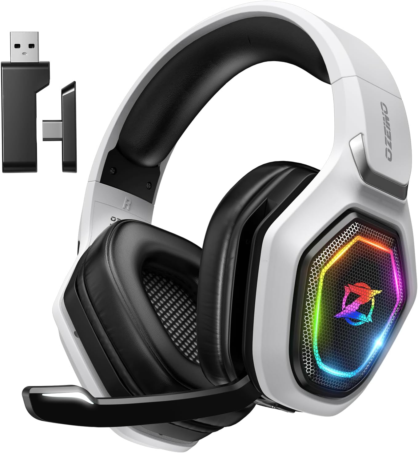 Ultimativ Beste Wireless Gaming Headsets unter 50€ – Ozeino OW810 Wireless Headset mit RGB-Beleuchtung