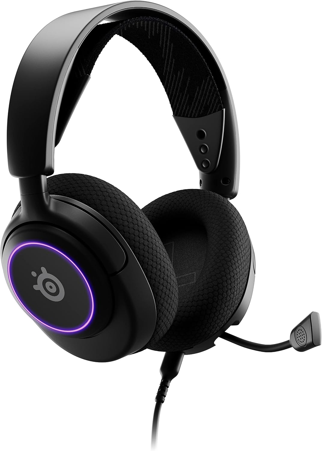 SteelSeries Arctis Nova 3 – Ansicht des elastischen Komfort-Kopfbandes