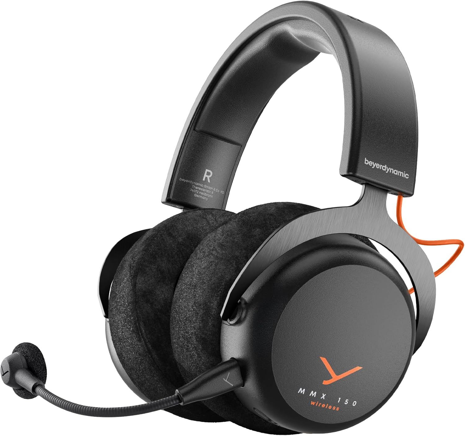 Beyerdynamic MMX 150 Wireless Frontansicht – Wireless Gaming Headset ab 150€ mit HiFi-Klang aus Deutschland