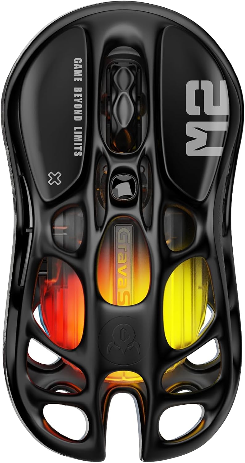 GravaStar Mercury M2 kabellose Gaming Maus ab 70€ Sci-Fi Design