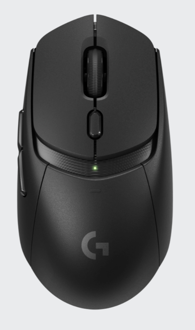 Logitech G309 LIGHTSPEED kabellose Gaming Maus schwarz Frontansicht – kabellose Gaming Maus bis 70€ Allrounder