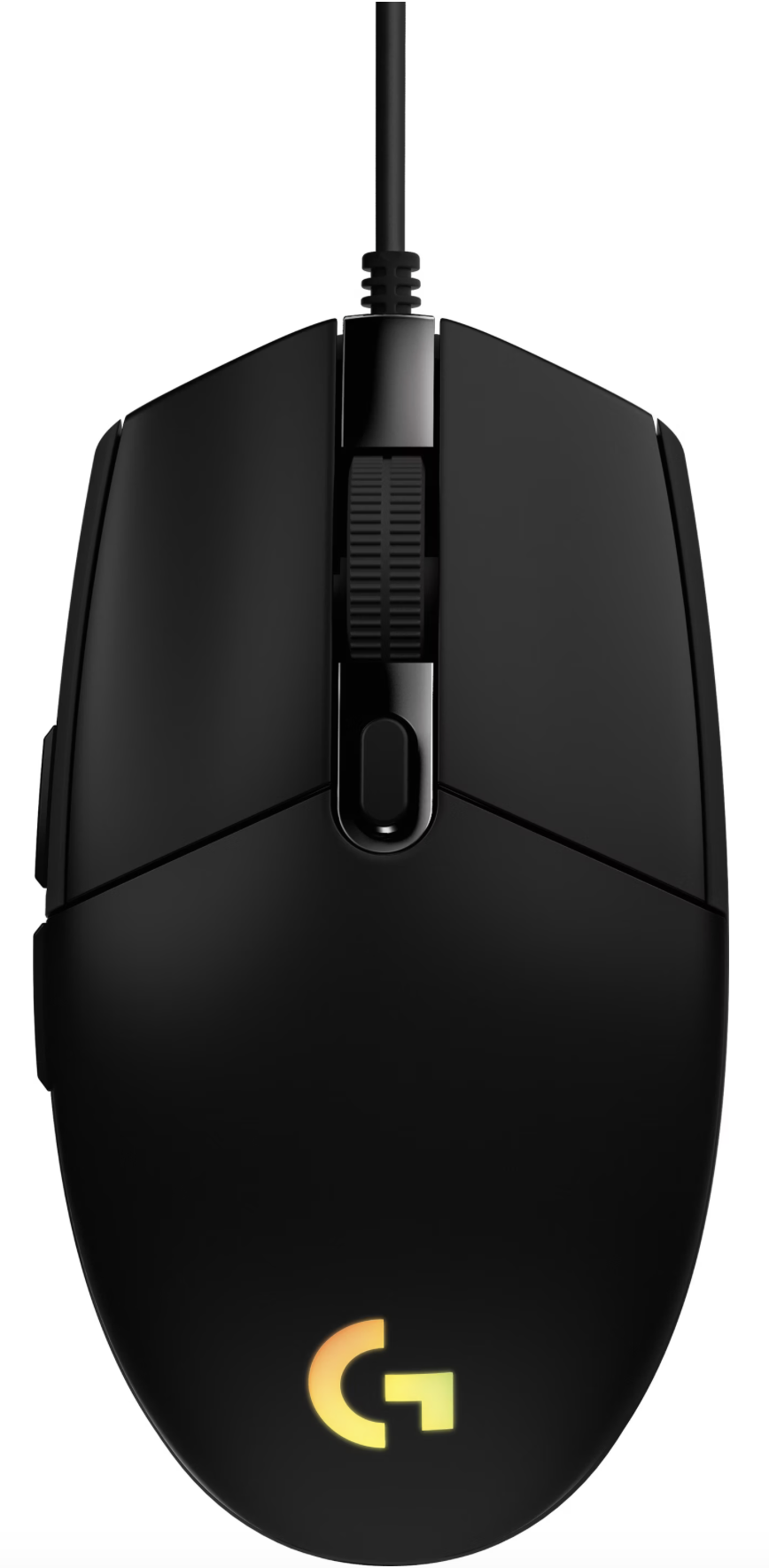 Logitech G203 Lightsync Gaming Maus schwarz – beste Gaming Maus unter 30€ Frontansicht