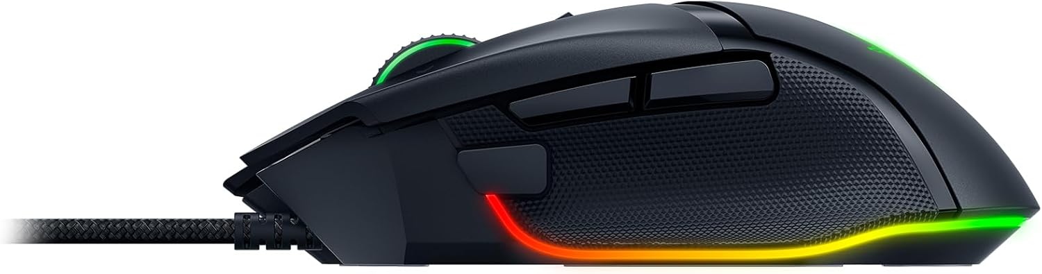 Razer Basilisk V3 11 Tasten Daumenauflage – Gaming Maus 30 bis 70 Euro für MOBA