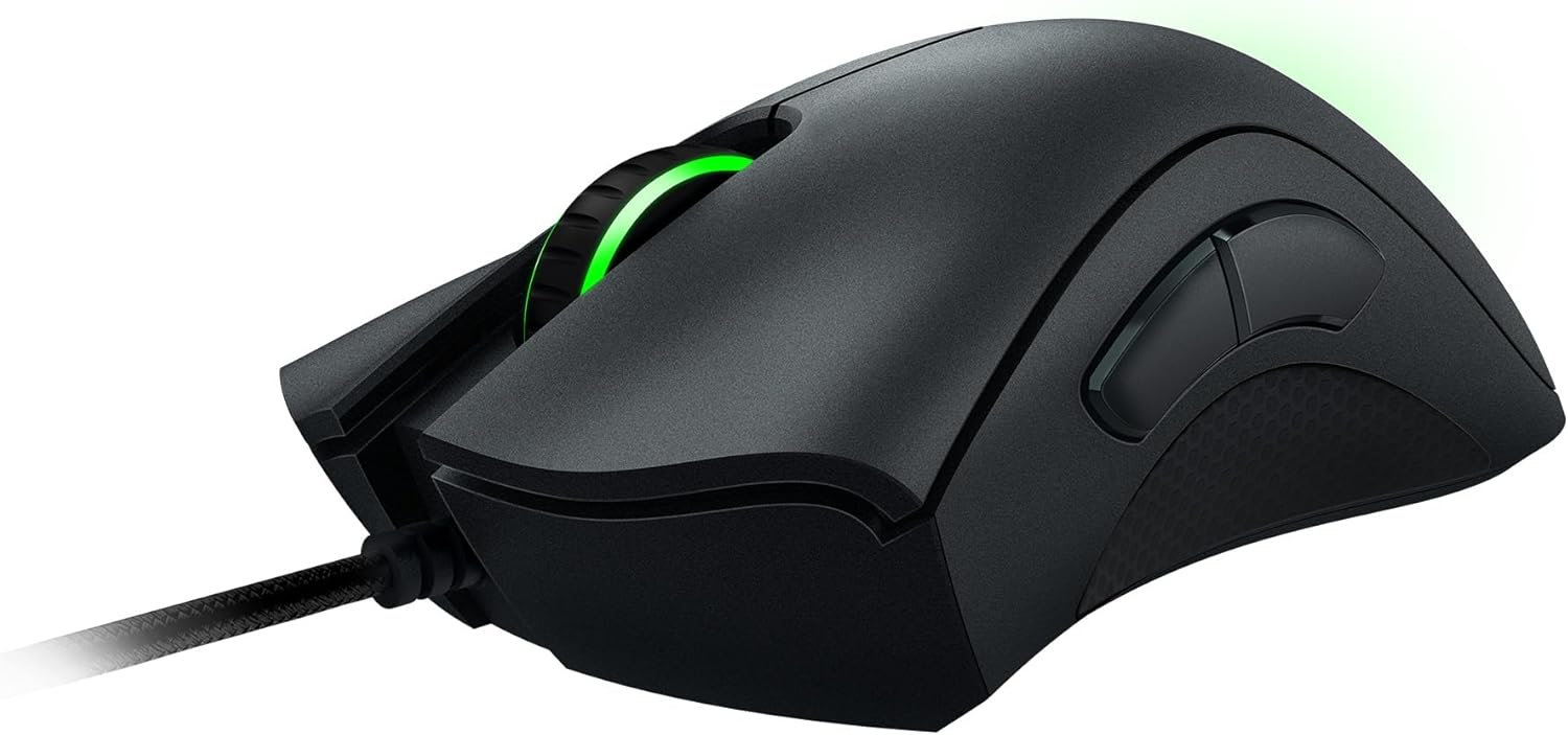 Razer DeathAdder Essential Seitenansicht Daumenauflage – ergonomische Gaming Maus unter 30€